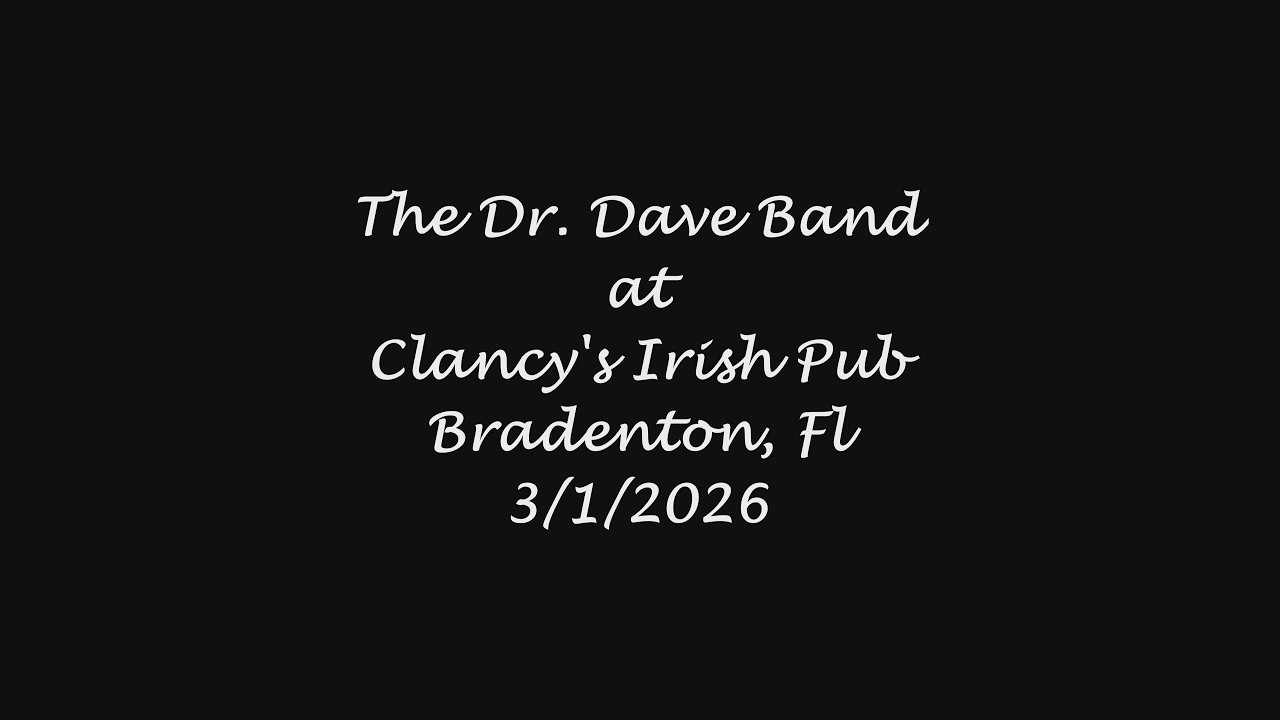 DR DAVE BAND - 3/1/2026