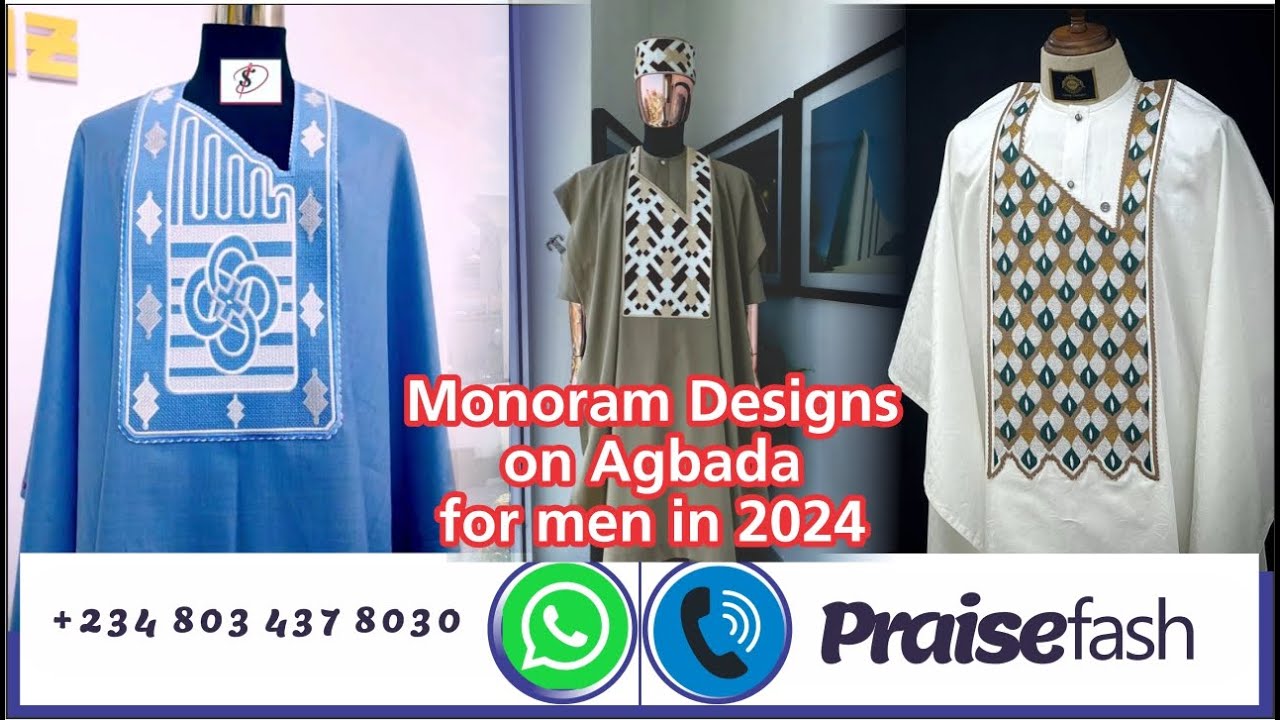 Monogram Designs on Agbada
