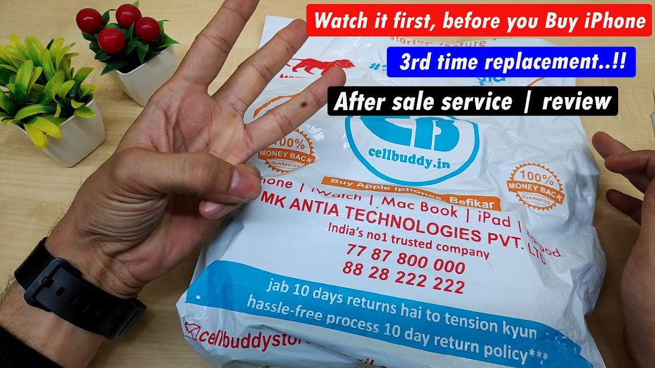 Must watch this before you buy an iPhone from Cellbuddy || After sale service - Honest review