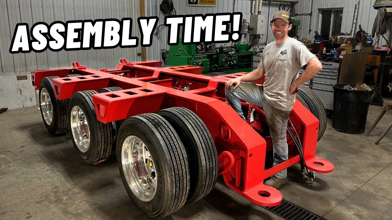 Will It Roll? | Building the Rear End of the Talbert Lowboy!!