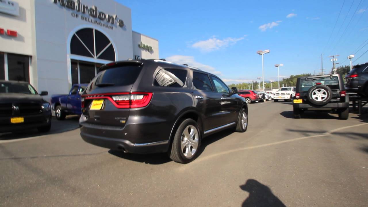2015 Dodge Durango Limited | Granite Crystal Metallic  | FC826693 | Mt Vernon | Skagit