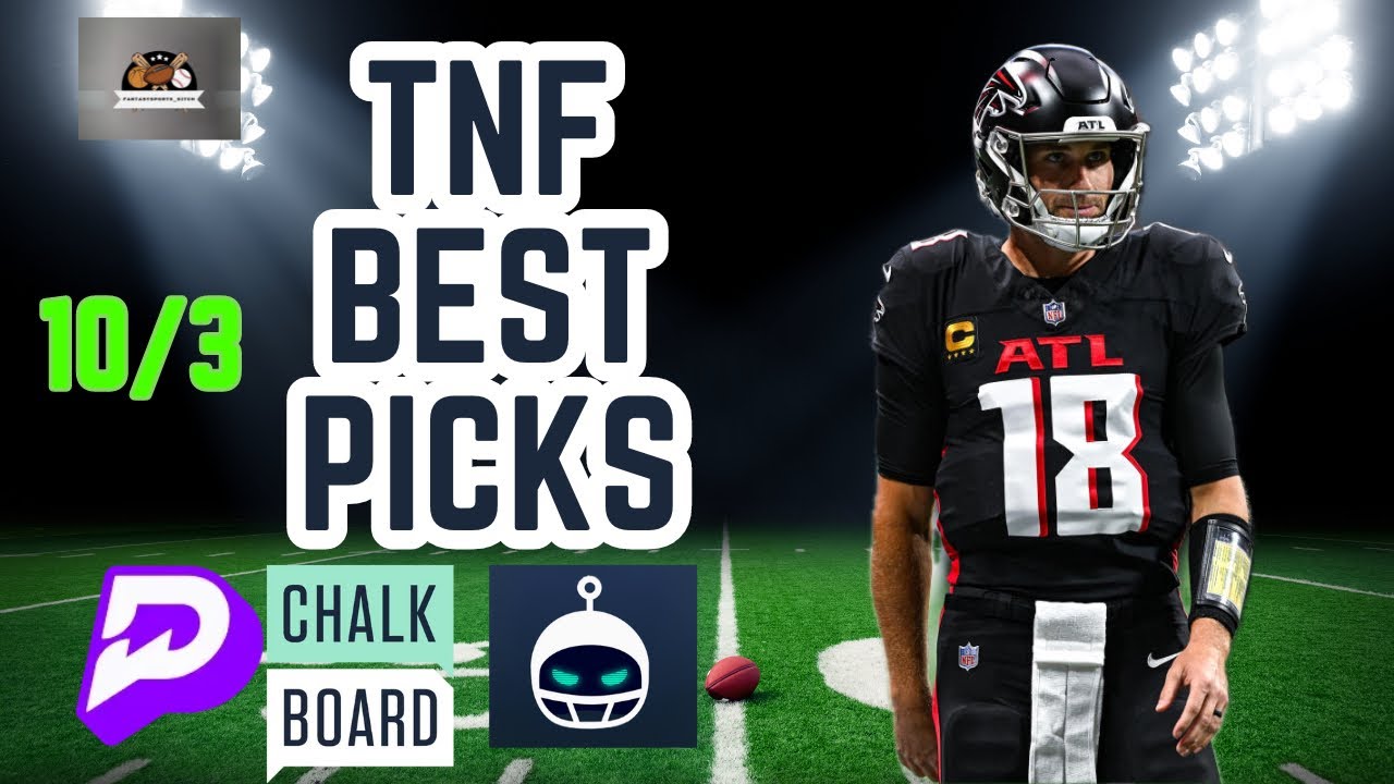 PRIZEPICKS BETR CHALKBOARD NFL THURSDAY 10/3 BEST PLAYER PROPS FREE PICKS -  BUCS VS FALCONS