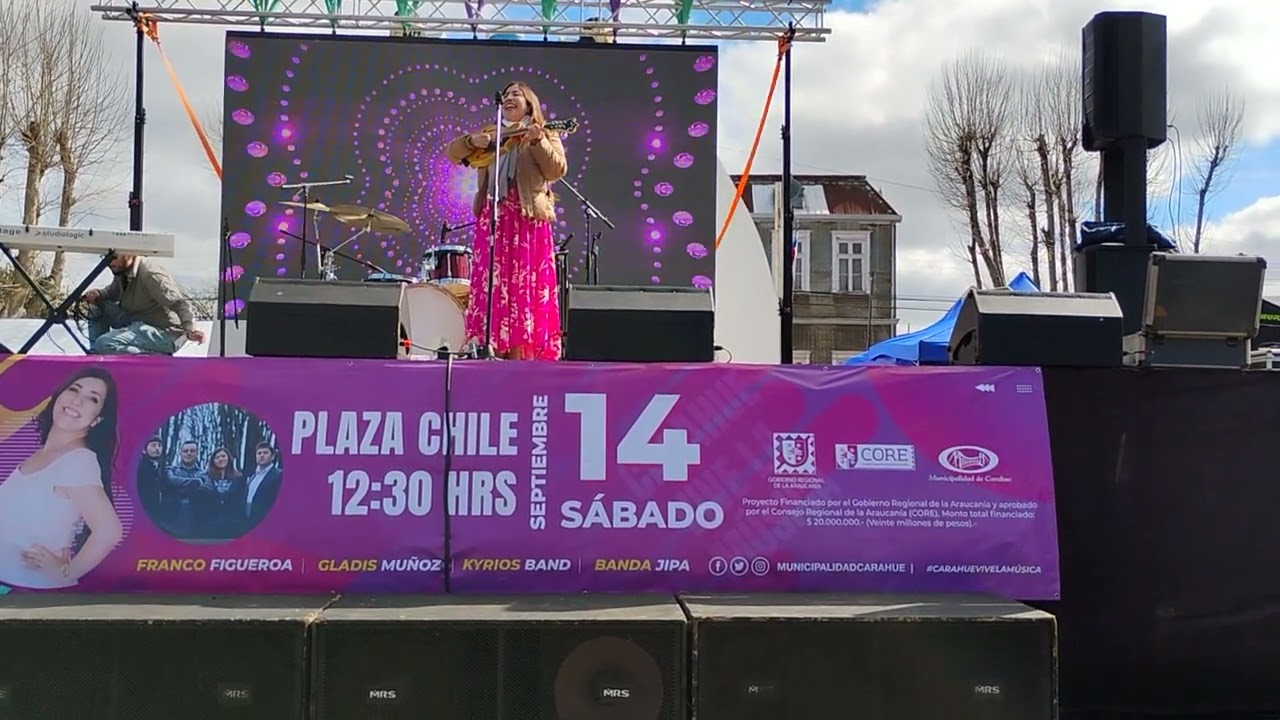 Gladys Muñoz en Carahue