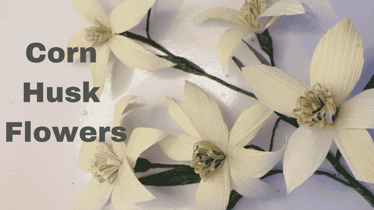How To Make Corn Husk Flowers | Create Corn Husk Flowers In 10 Minutes