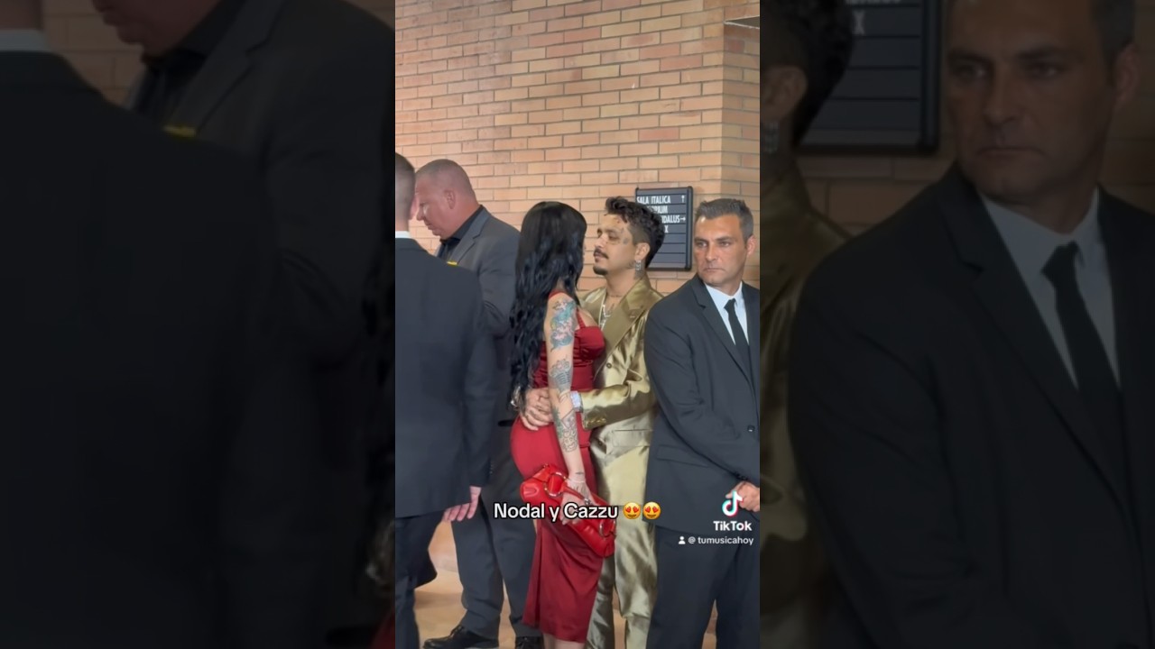 Cazzu y Nodal en el backstage de &ldquo;Person Of The Year&rdquo; de Latin GRAMMYs