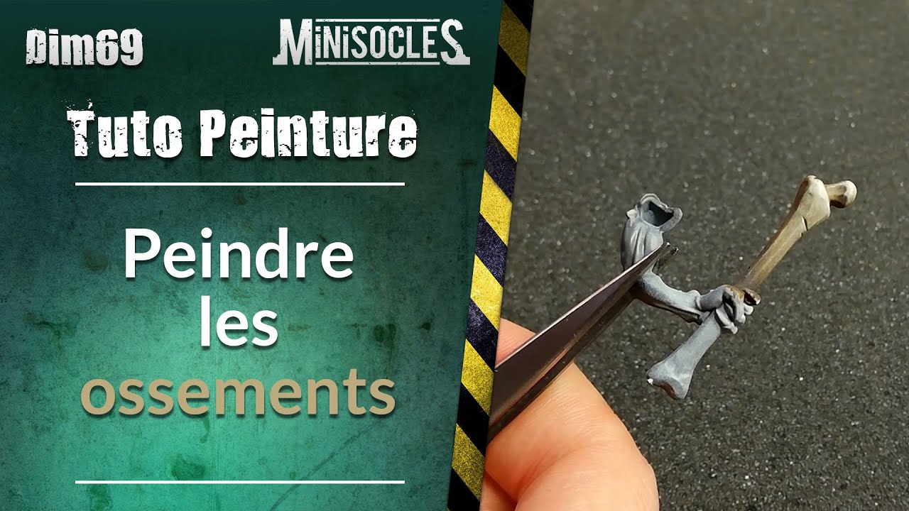 Peinture sur figurines [TUTO] : Peindre les ossements