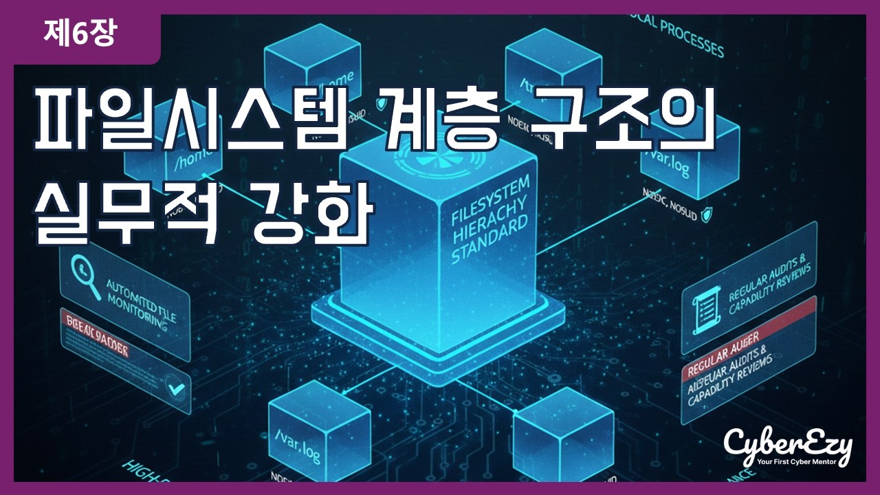 (사이버보안 강좌) 제6장. 파일시스템 계층 구조의 실무적 강화 - 유닉스 파일시스템 계층 구조의 보안 아키텍처: 기초 및 취약점