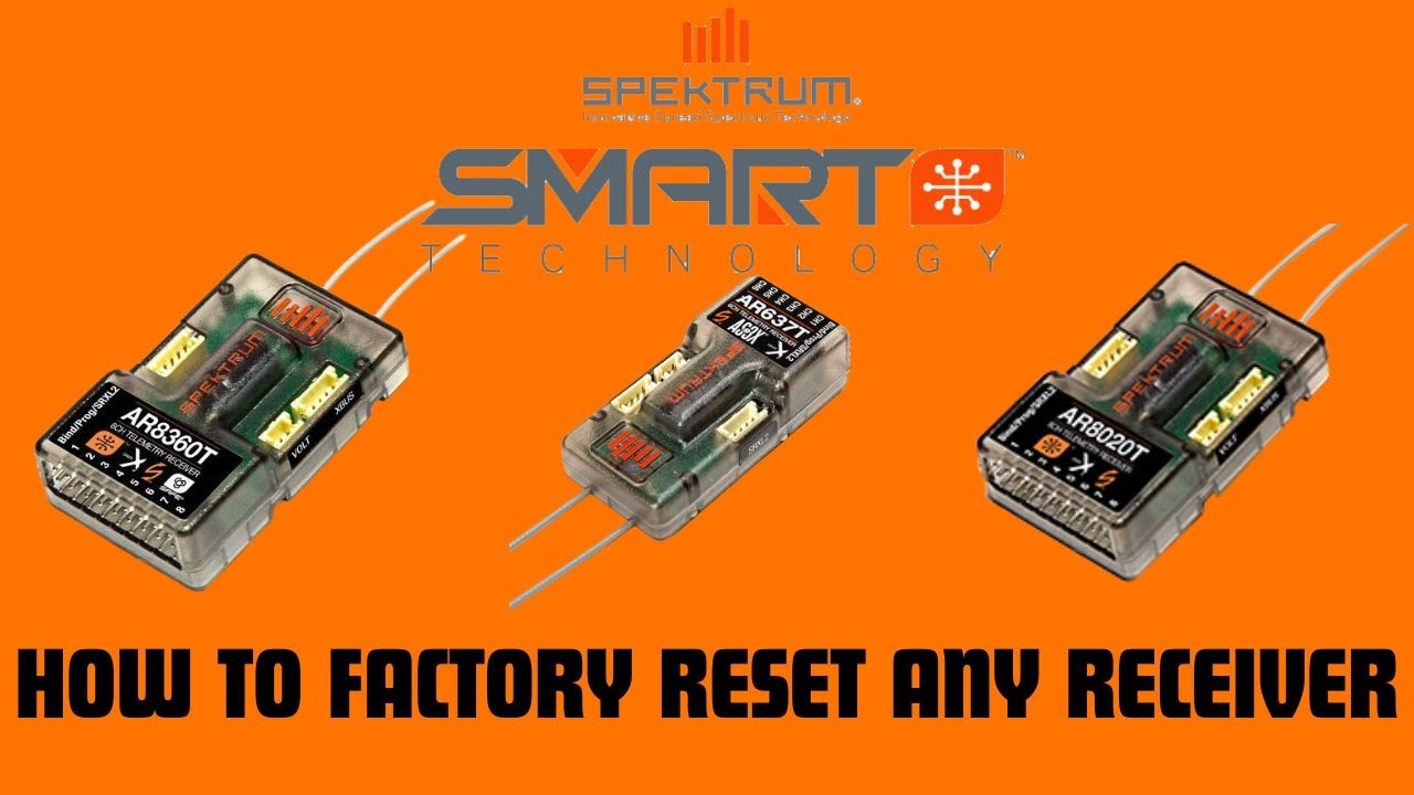 КАК СБРОСИТЬ ЛЮБОЙ ПРИЕМНИК SPEKTRUM К ЗАВОДСКИМ НАСТРОЙКАМ #spektrumrc #rcplane
