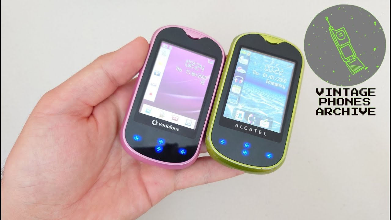 Alcatel OT-708 Mobile phone menu browse, ringtones, games, wallpapers