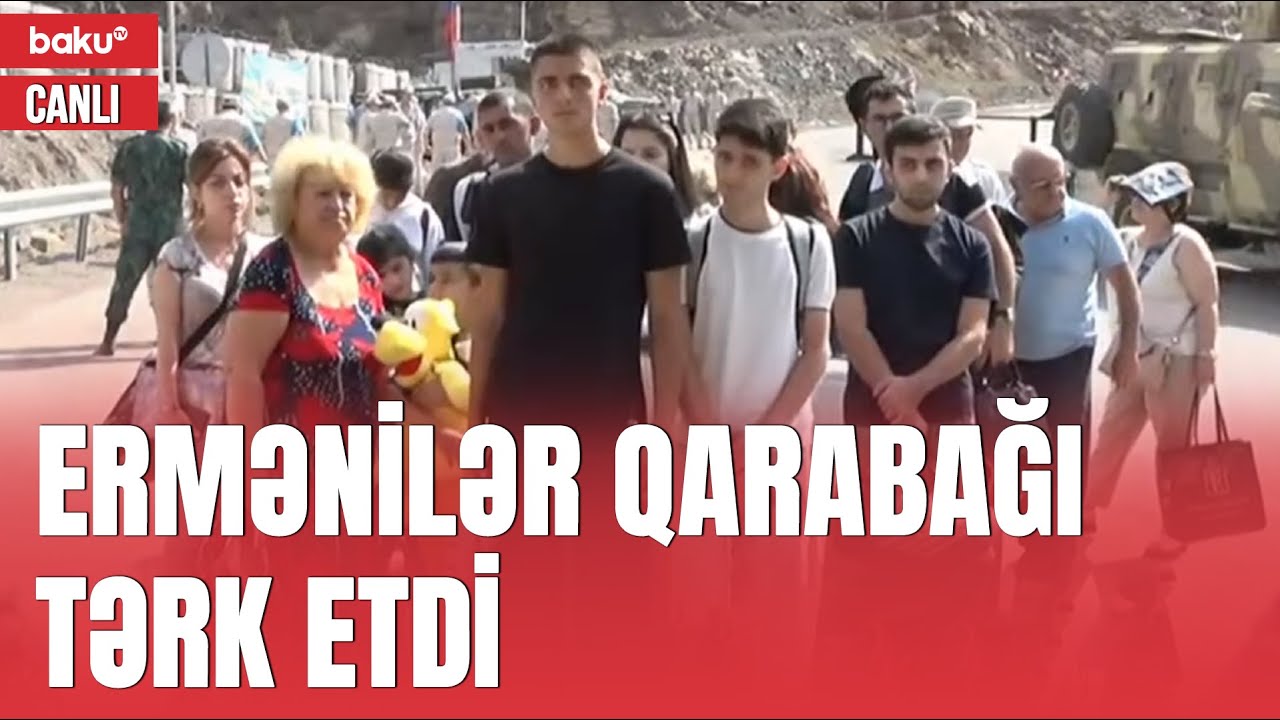 Qarabağı tərk edən separatçılar 