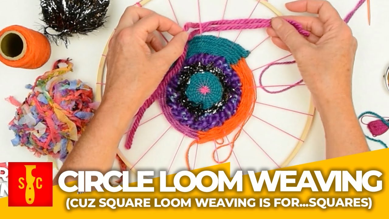 Making Circle Loom Weavings