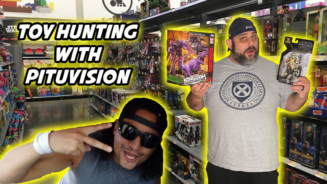 Toy Hunting with Pituvision, New Black Series, & Transformers