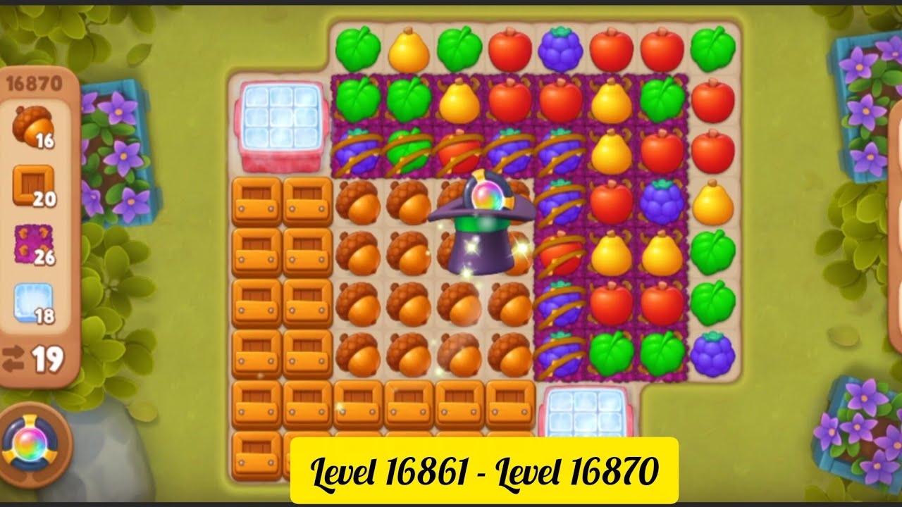 Gardenscapes ( Level 16861 - Level 16870 ) - All Puzzles - Gameplay