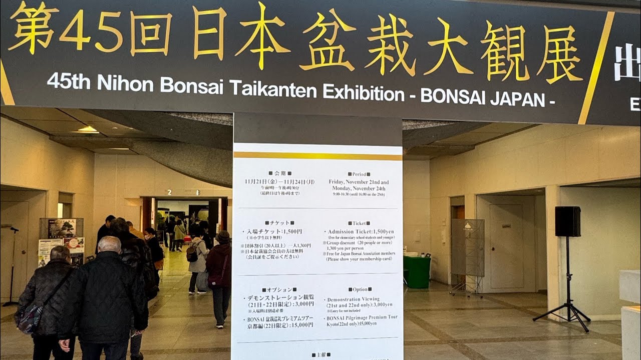 1 💖45th Japan Bonsai Taikan Exhibition 2025 🌿第45回 日本盆栽大観展 🍁 Kyoto LIVE Tour &ndash; Part 1