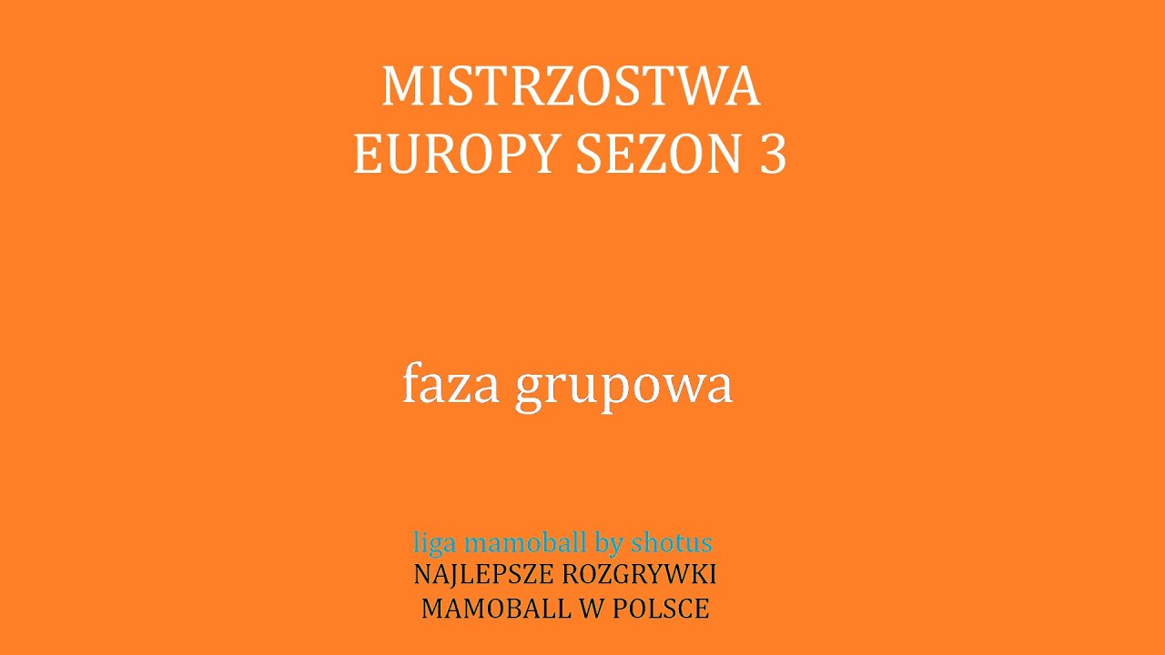 EURO | FAZA GRUPOWA | SEZON 3 | ŚLĄSK - KASZUBY