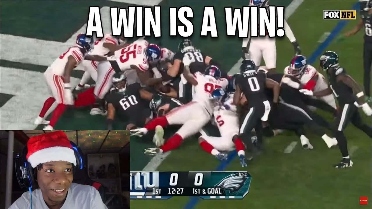 EAGLES FAN Reacts to New York Giants vs. Philadelphia Eagles Game Highlights | NFL 2023 Week 16!