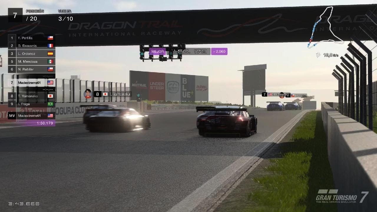 Gran Turismo 7  carrera diaria offline 5/ene/2026 Dragon Trail - Costa - Invertido