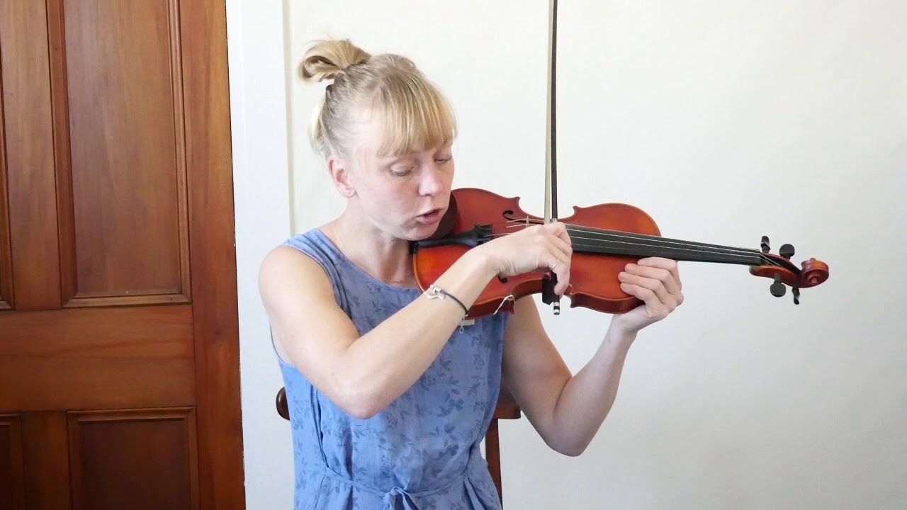 Violin and Viola: Playing with a straight bow - with Anda Vitola