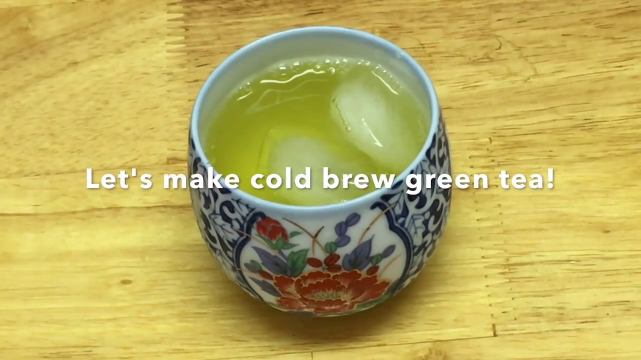 (EASY) Let's make Cold Brew Green Tea !
