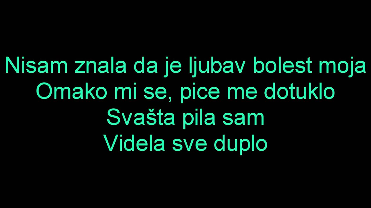 Ivana Selakov i Aca Lukas - Omaklo mi se (Lyrics/Tekst)