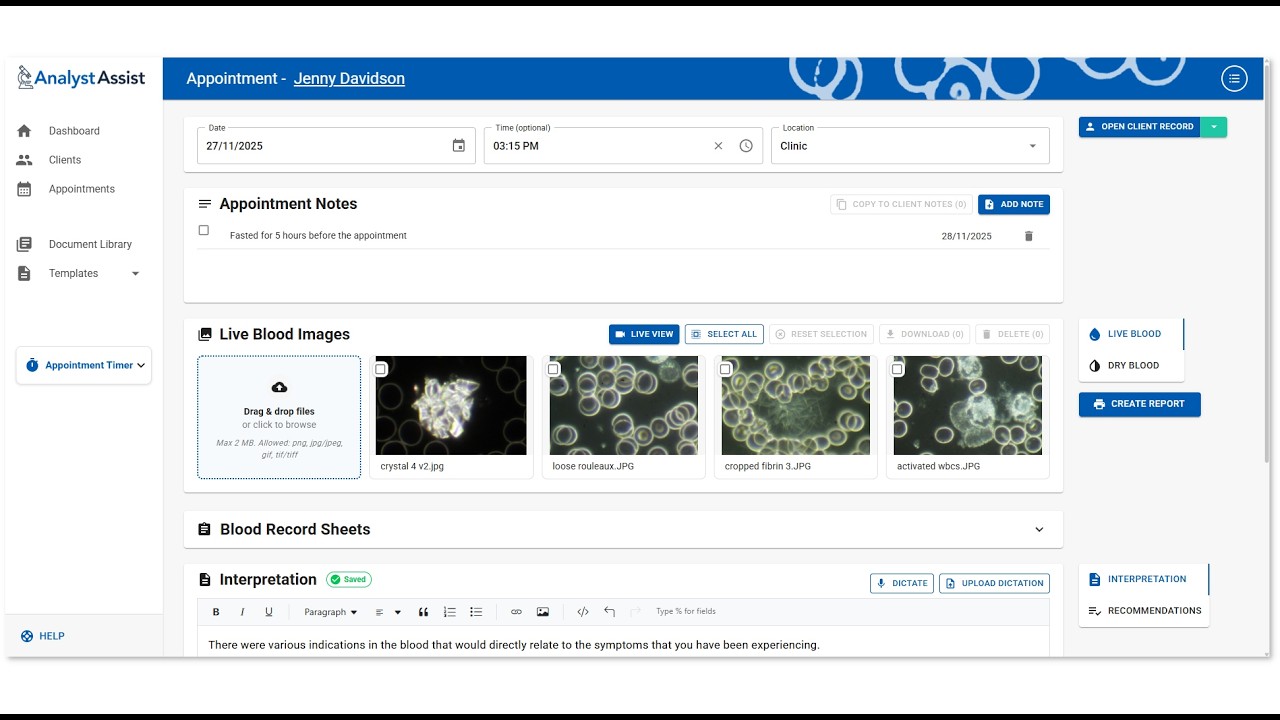 AnalystAssist - First Look & Workflow Demonstration | Live Blood Analysis Software