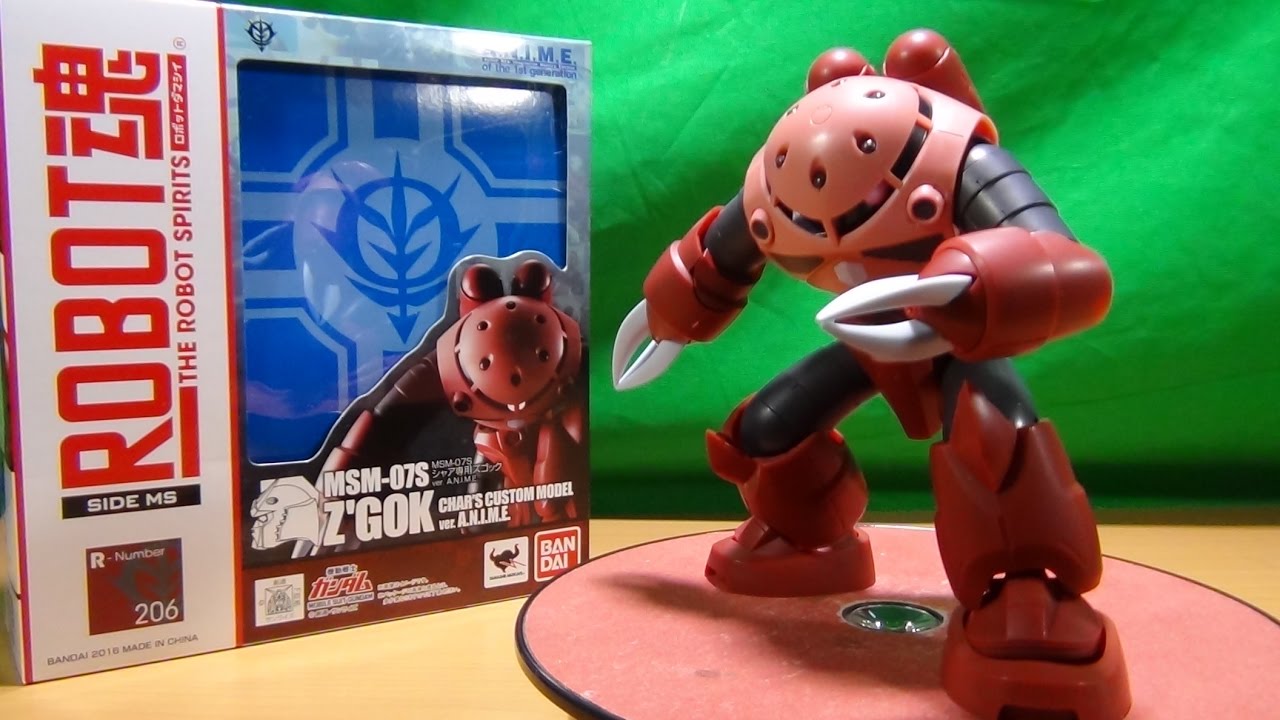 奴が帰ってきた！ ROBOT魂 機動戦士ガンダム [SIDE MS] MSM-07S シャア専用ズゴック ver. A.N.I.M.E.