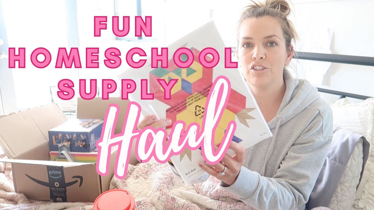 RANDOM HOMESCHOOL HAUL || FUN SCHOOL SUPPLIES || CHARTER FUND IDEAS
