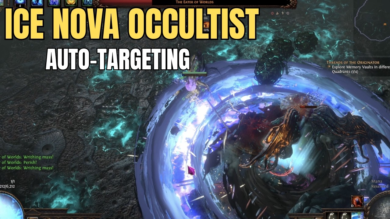 PoE 3.28 Ice Nova Occultist Auto Targeting