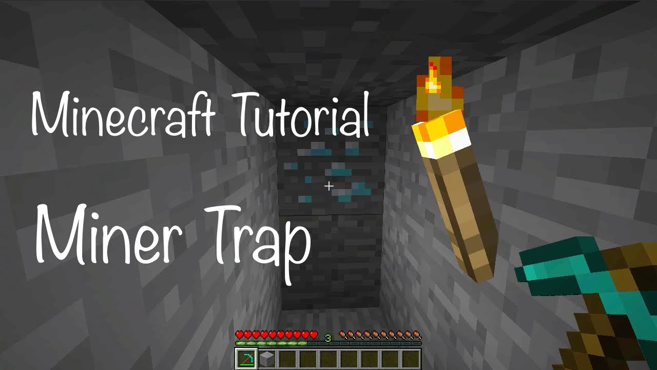 Minecraft Tutorial: Miner Trap