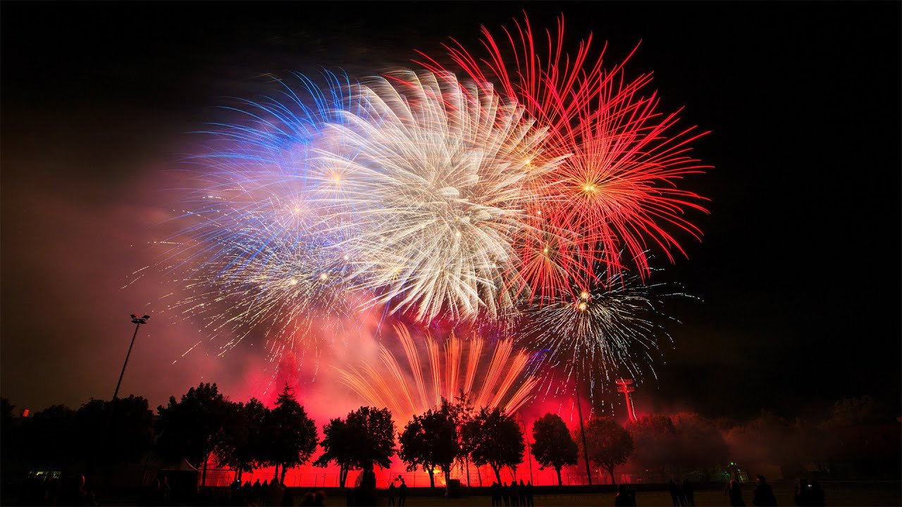 Fête Nationale Amnéville 13 juillet 2021 (Feu d'Artifice, Fireworks, Feuerwerk)