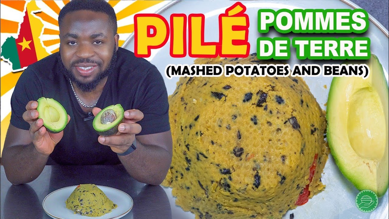 Cameroon's Heavenly delicacy | Mashed potatoes and beans 🇨🇲  #pommepilé #potato #beans #avocado