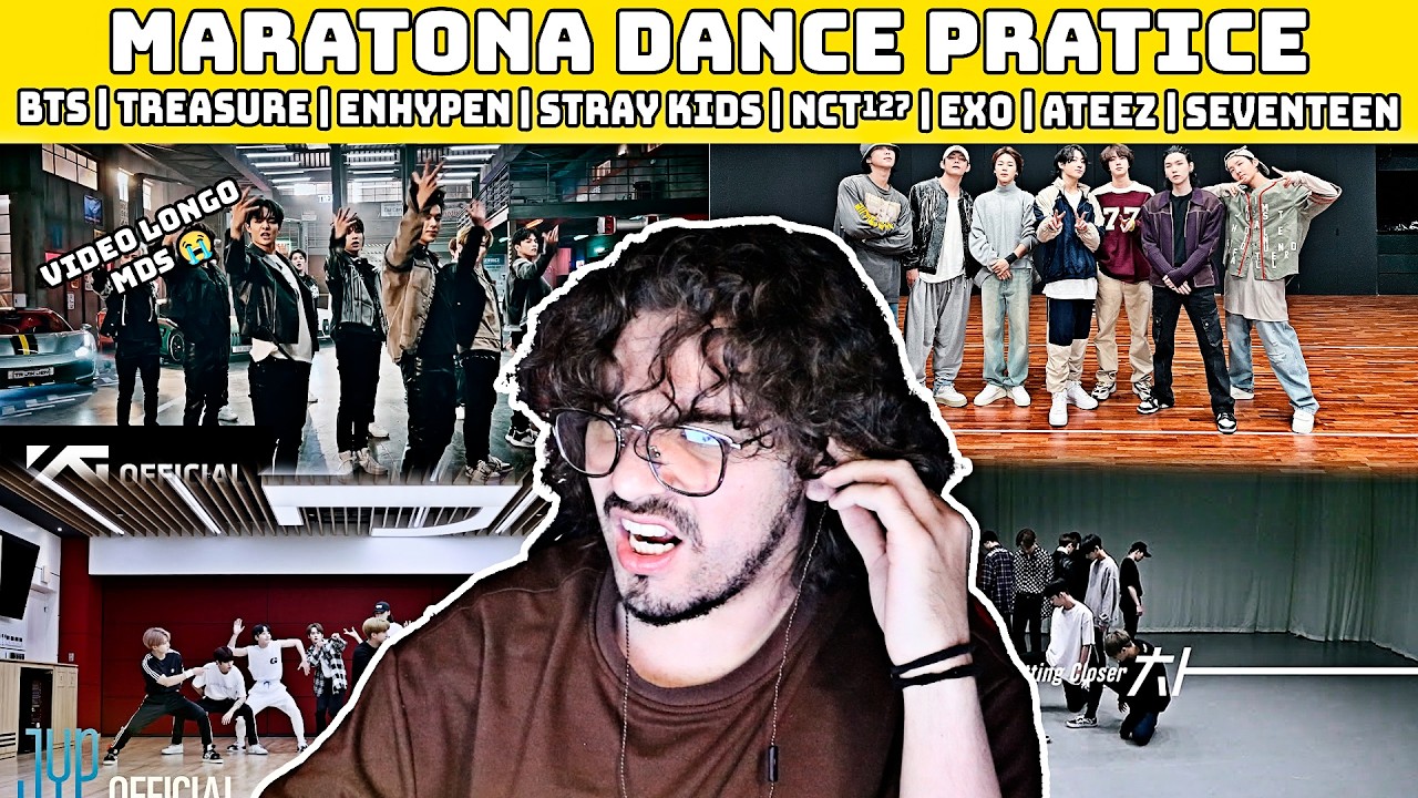 MARATONA | EDIÇÂO 02 | DANCE PRATICE #kpop #reaction #bobsmreact