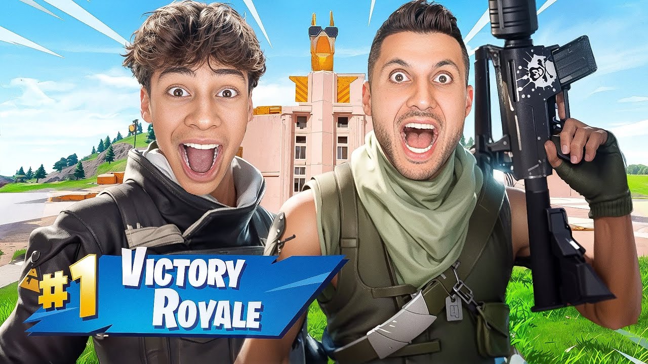 PLAYING FORTNITE DUOS for the FIRST TIME! | Royalty Gaming