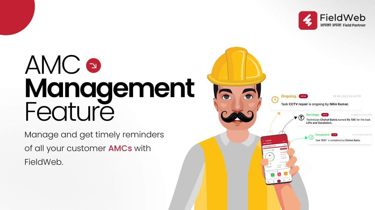 Streamline Your Field Service Business with FieldWeb - AMC Management Made Easy!