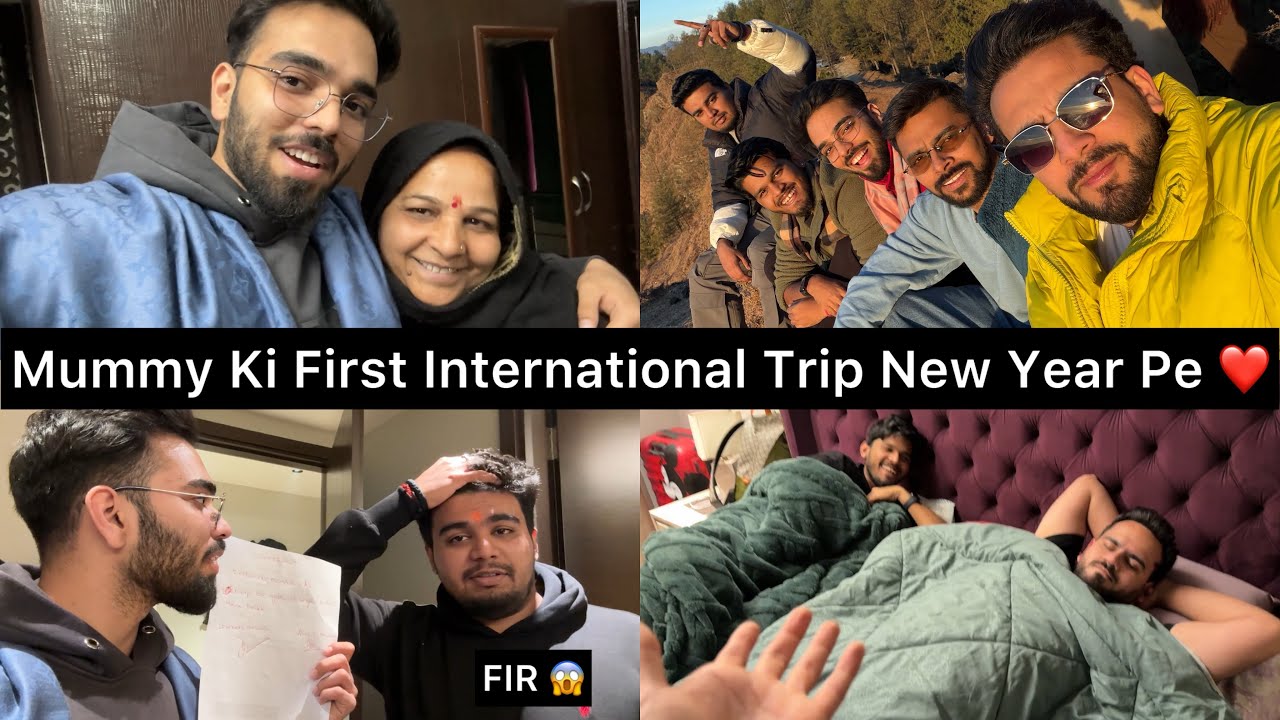 Mummy Ko New Year Pe First International Trip 🔥❤️ Delhi To Bali 🌴