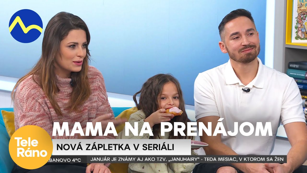 Mama na prenájom - Maca a Lariska o natáčaní seriálu | Teleráno