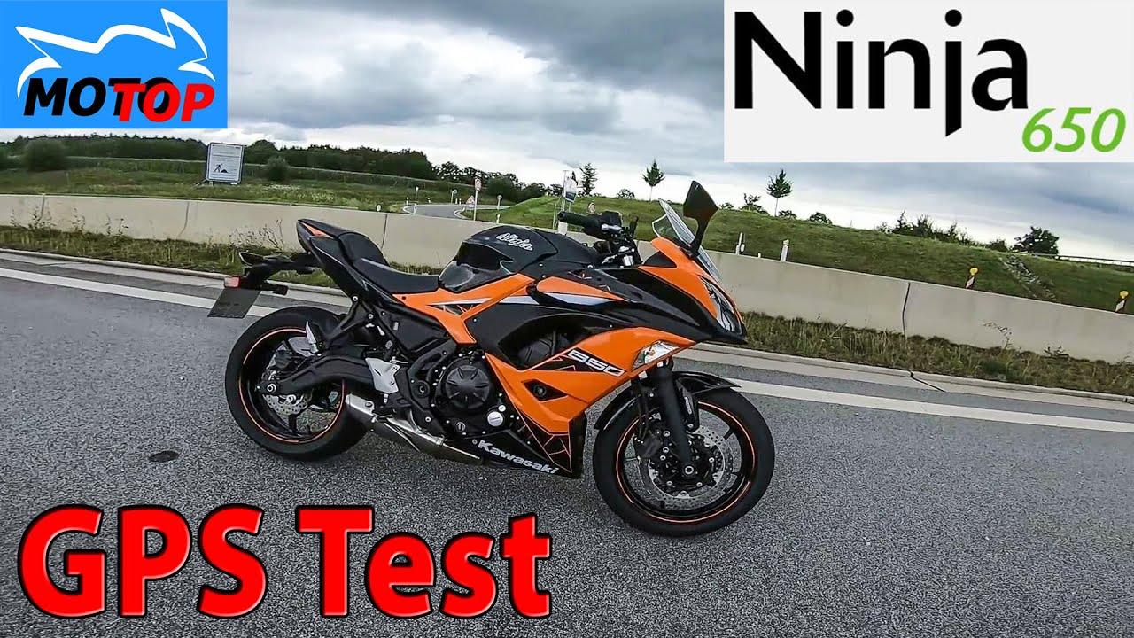 Kawasaki Ninja 650 - GPS Test - ACCELERATION / ROLL ON / TOPSPEED