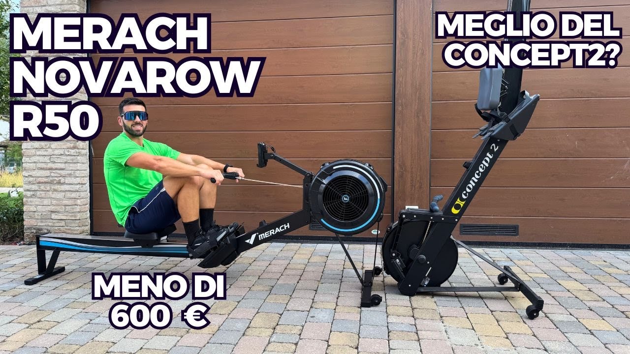 QUESTO VOGATORE È MEGLIO DEL CONCEPT2? HO PROVATO IL MERACH NOVAROW R50