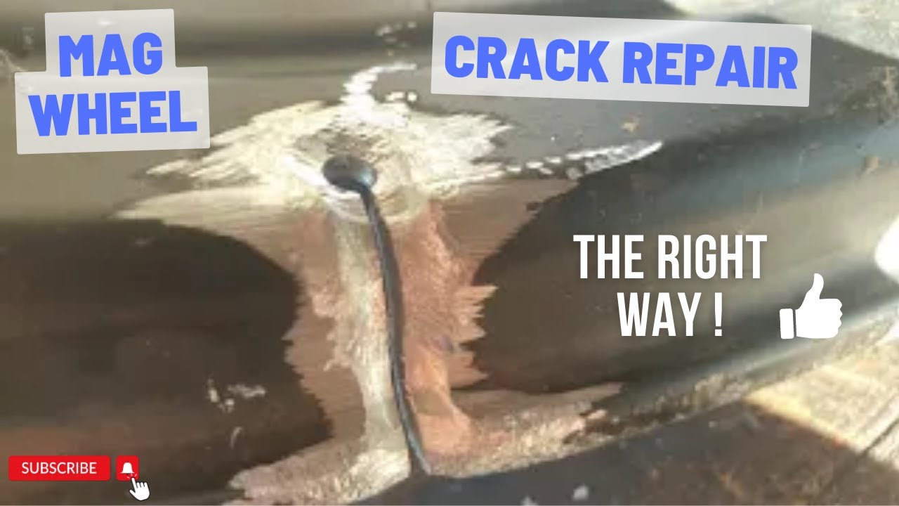 Mag wheel crack repair