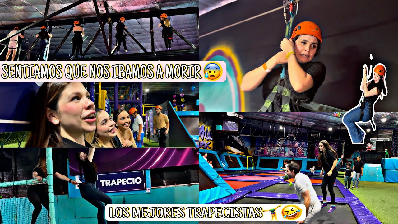 AS&Iacute; NOS DIVERTIMOS EN LOS TRAMPOLINES ANA,ERICK,KASS Y HECGIS Y YO/MAYVE CASTRO