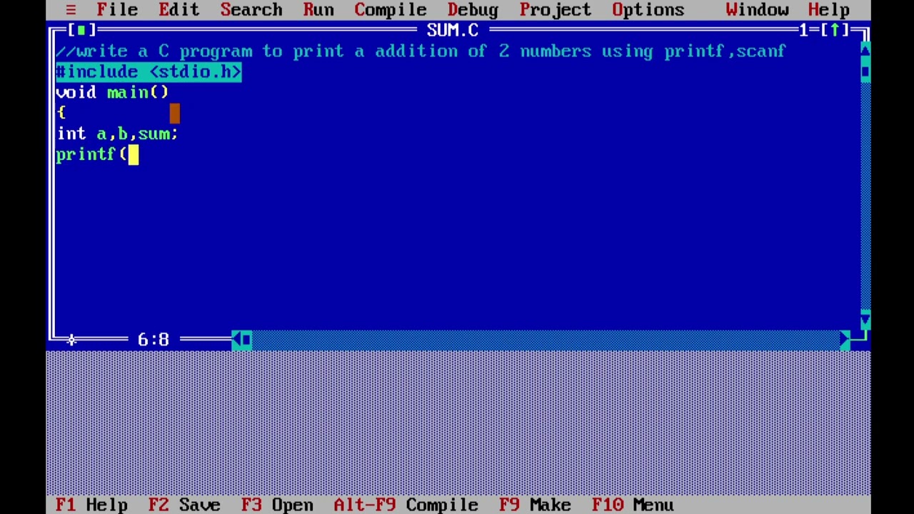Add Two Numbers in C 💻 (Easy) #cprogramming #shorts #coding #diploma