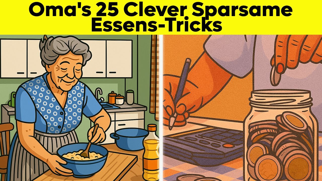 Oma's 25 Clever Sparsame Essens-Tricks, Von Denen Du Dir Wünschst, Du Hättest Sie Früher Gekannt!