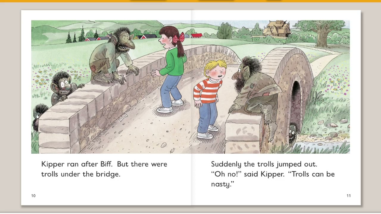 Kipper and the Trolls | Oxford Reading Tree | Oxford level 5 | Book band Green