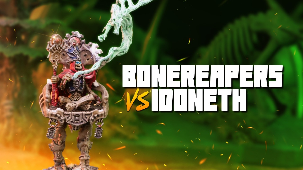 NEW Ossiarch Bonereapers vs Idoneth Deepkin - A LIVE Age of Sigmar Battle Report