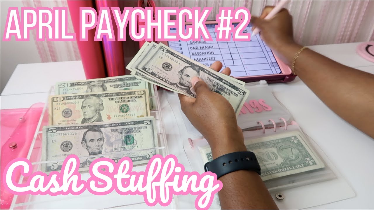 CASH ENVELOPE STUFFING | APRIL PAYCHECK #2 2025 | #cashenvelopesystem #cashbudgeting #savings