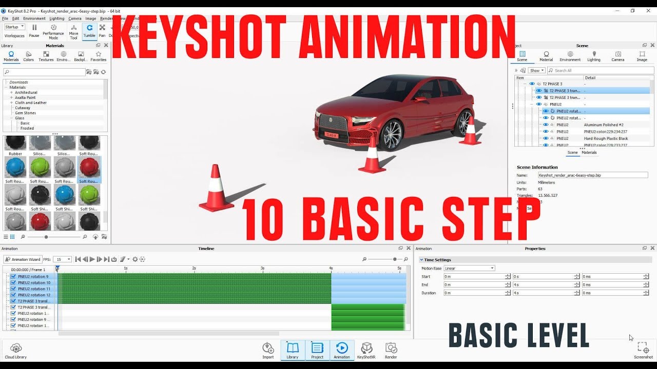 How to create Keyshot Animation in 10 Simple Step | Basic Level