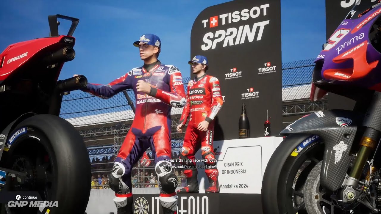 MotoGP 24 - Pedro Acosta - Sprint & Main Race - Mandalika Circuit - Fuel Management - Gameplay