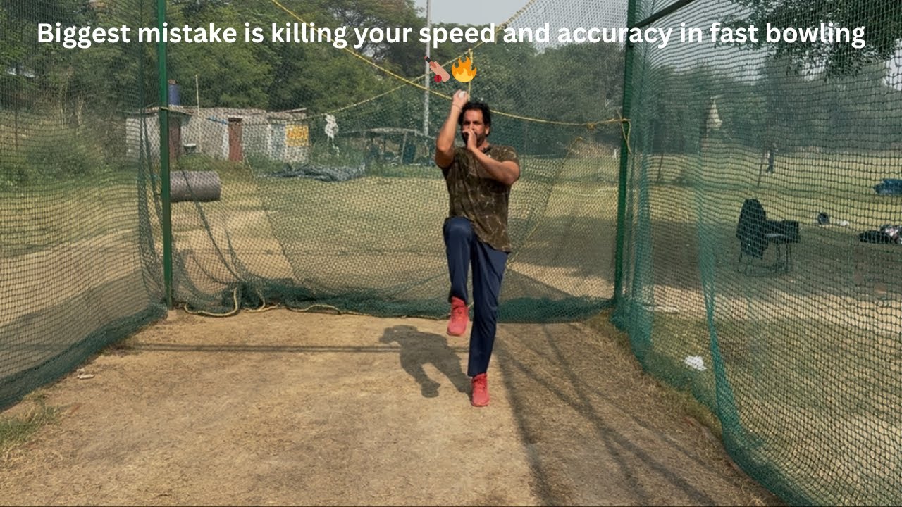 The biggest mistake killing your pace and accuracy in fast bowling!🏏💯