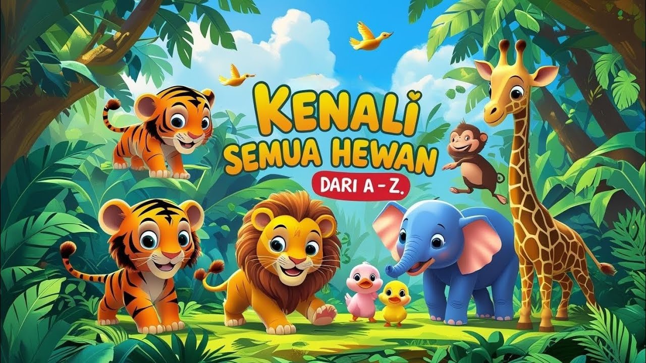 Belajar Abjad dengan Nama Hewan dari huruf A sampai z | Edukasi Anak