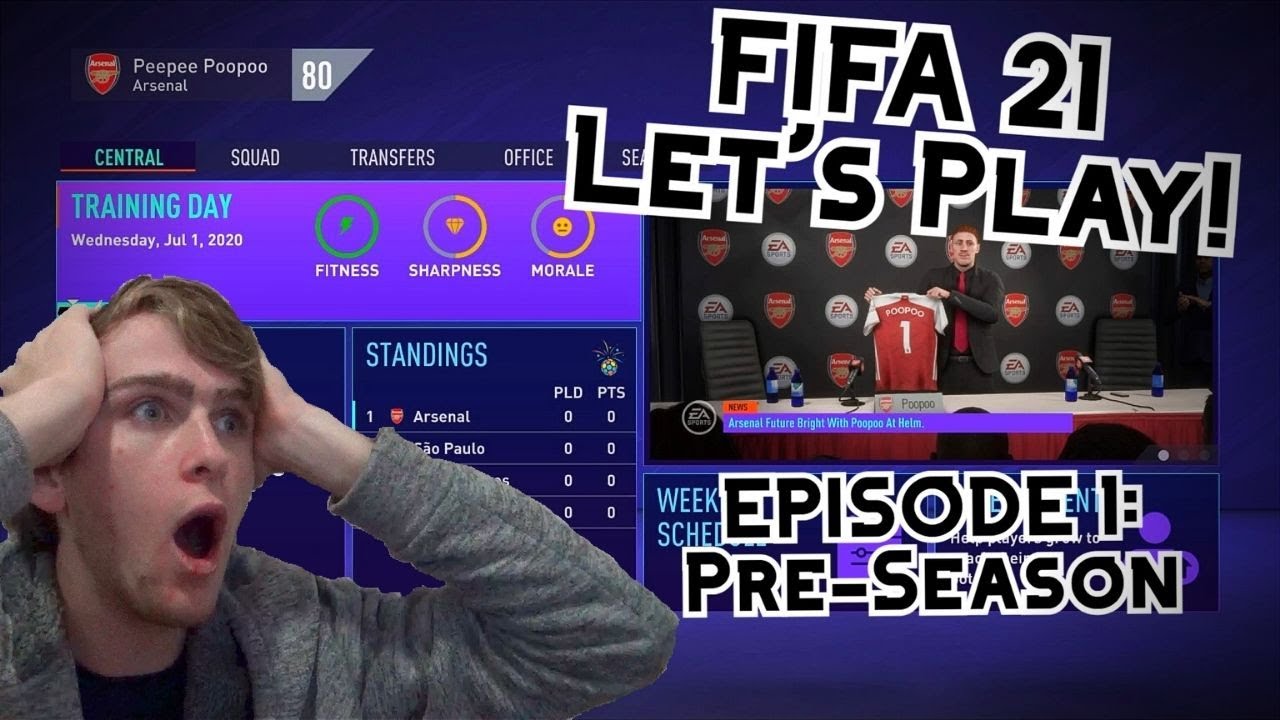 FIFA 21 Career Mode Let's Play! S1-E1: Pre-Season